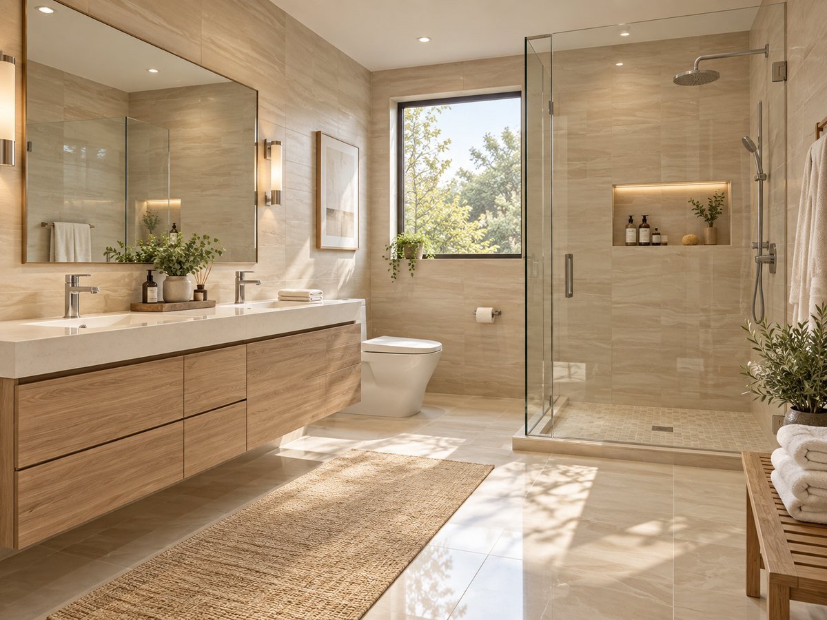 Bathroom location reference used for the ad